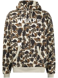Wtaps camouflage hoodie olive drab online