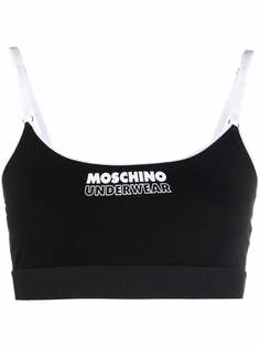 Moschino бюстгальтер с логотипом