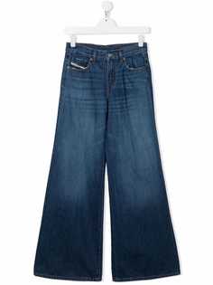 Diesel Kids широкие джинсы с завышенной талией