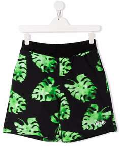 MSGM Kids шорты с принтом