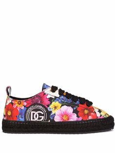 Dolce & Gabbana эспадрильи с цветочным принтом