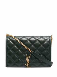 Saint Laurent стеганая сумка через плечо Becky