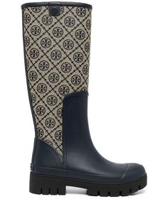 Tory Burch сапоги Hurricane с монограммой