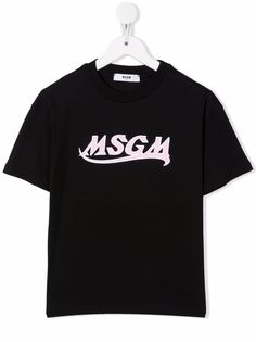 MSGM Kids футболка с логотипом