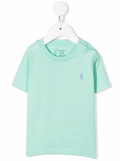 Ralph Lauren Kids футболка с вышитым логотипом