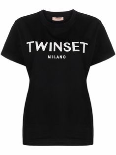 TWINSET футболка с логотипом