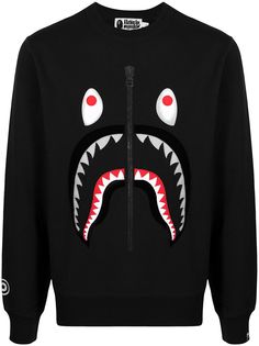 A BATHING APE® толстовка с принтом Shark Bape