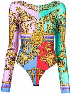 Versace Jeans Couture боди с принтом Barocco