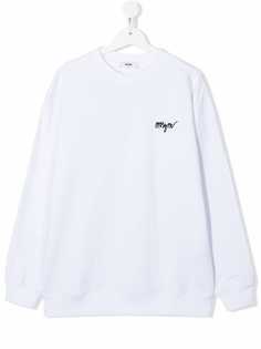 MSGM Kids толстовка с логотипом