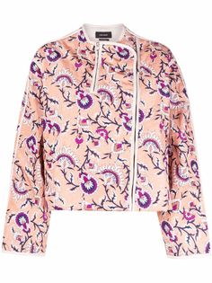 Isabel Marant укороченный жакет Amidala с цветочным принтом