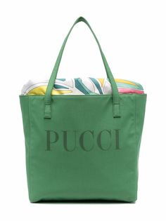 Emilio Pucci Junior сумка-тоут с логотипом