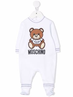 Moschino Kids боди с вышивкой