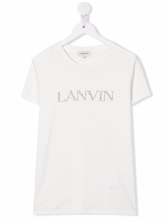 LANVIN Enfant футболка с логотипом из заклепок