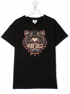 Kenzo Kids футболка с принтом