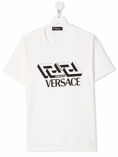 Versace Kids футболка с логотипом