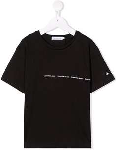 Calvin Klein Kids футболка с логотипом