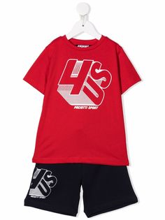 Cesare Paciotti 4Us Kids спортивный костюм с логотипом