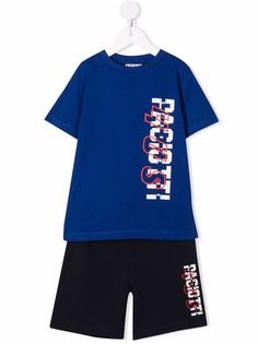 Cesare Paciotti 4Us Kids спортивный костюм с логотипом