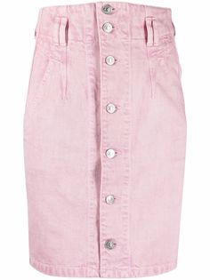 Isabel Marant Étoile джинсовая юбка-карандаш с завышенной талией