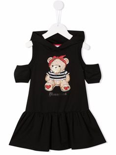 Monnalisa платье с декором Bear
