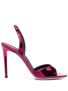 Giuseppe Zanotti туфли с эффектом металлик