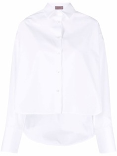 MRZ укороченная рубашка с асимметричным подолом