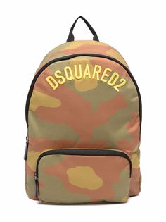 Dsquared2 Kids рюкзак с камуфляжным принтом и вышитым логотипом