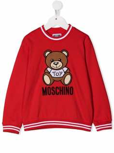 Moschino Kids толстовка Teddy с вышитым логотипом
