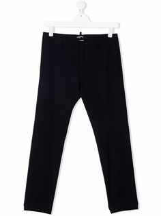 Dsquared2 Kids шерстяные брюки прямого кроя