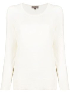 N.Peal кашемировый джемпер с круглым вырезом