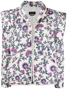 Isabel Marant жакет Janissae с цветочным принтом