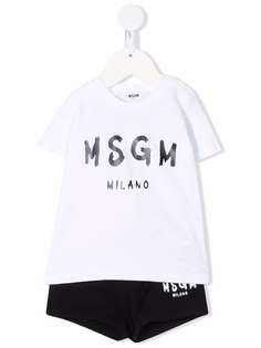 MSGM Kids спортивный костюм с логотипом