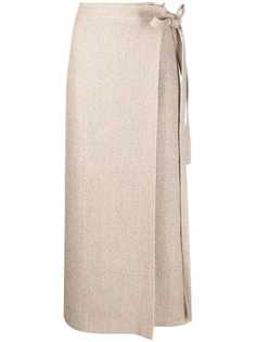 Rosie Assoulin юбка миди с запахом