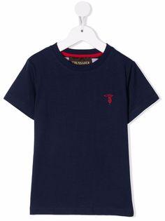 TRUSSARDI JUNIOR футболка с вышитым логотипом