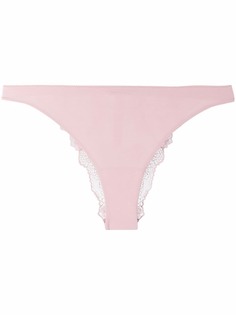 La Perla кружевные трусы-стринги с вышивкой