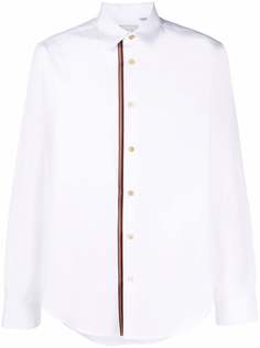 PAUL SMITH рубашка с длинными рукавами и кантом