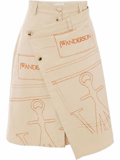 JW Anderson юбка с запахом