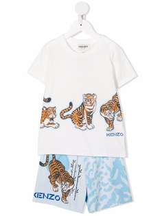 Kenzo Kids комплект из шортов и футболки с принтом