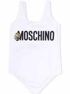 Moschino Kids купальник с логотипом