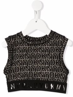 Dkny Kids спортивный бюстгальтер с логотипом