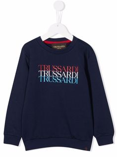 TRUSSARDI JUNIOR толстовка с логотипом