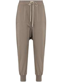 Rick Owens DRKSHDW зауженные брюки с низким шаговым швом