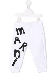 Marni Kids спортивные брюки с логотипом