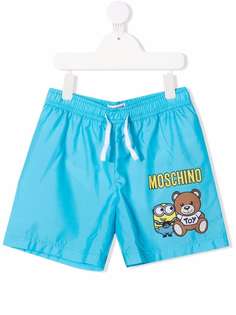 Moschino Kids плавки-шорты с принтом Minion