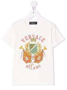 Versace Kids футболка с логотипом