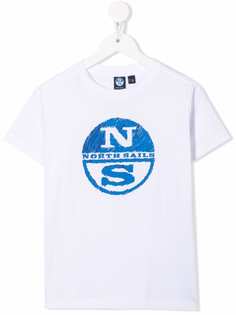 North Sails Kids футболка с логотипом