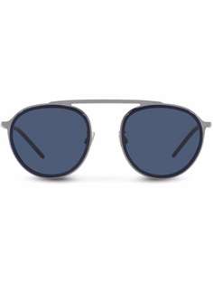 Dolce & Gabbana Eyewear солнцезащитные очки в круглой оправе