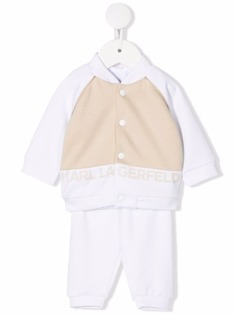 Karl Lagerfeld Kids спортивный костюм в стиле колор-блок