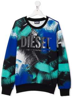 Diesel Kids толстовка с логотипом