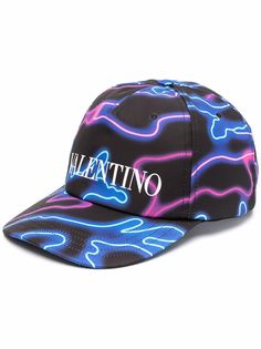 Valentino кепка с принтом Neon Camou